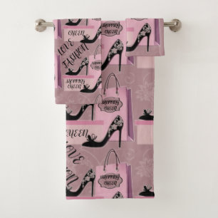SHOPPING QUEEN COLLECTION BATH TOWEL SET