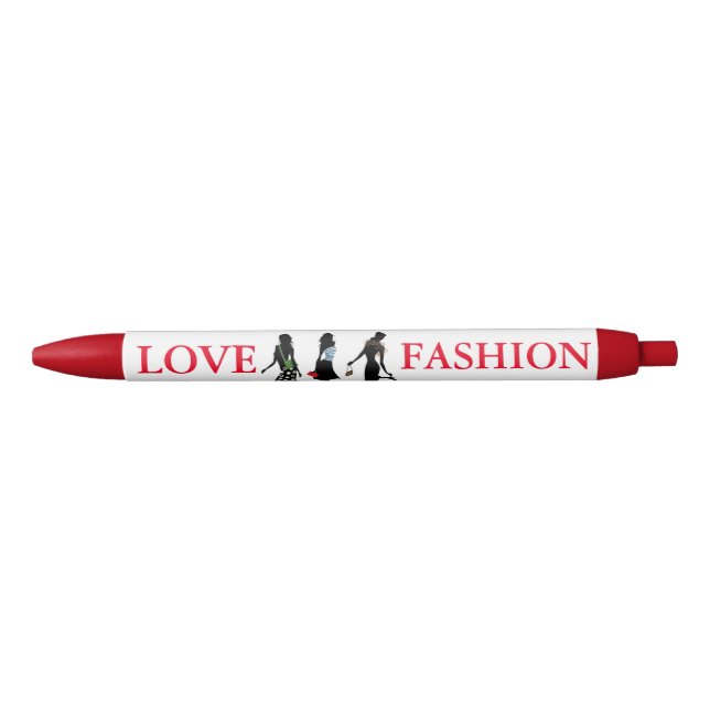 SHOPPING QUEEN COLLECTION BLACK INK PEN (Front)