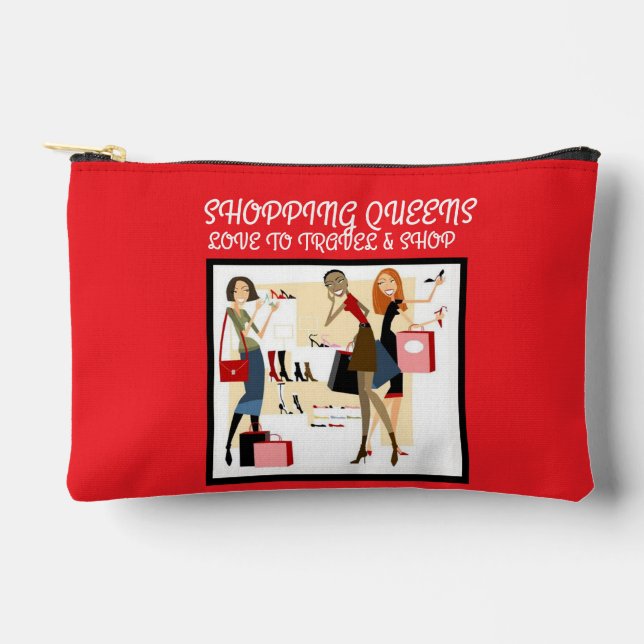 Shopping Queen Collection - Ladies  Accessory Pouch (Front)