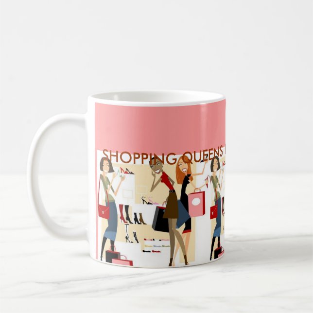 Shopping Queen Collection: Ladies Coffee Mug (Left)