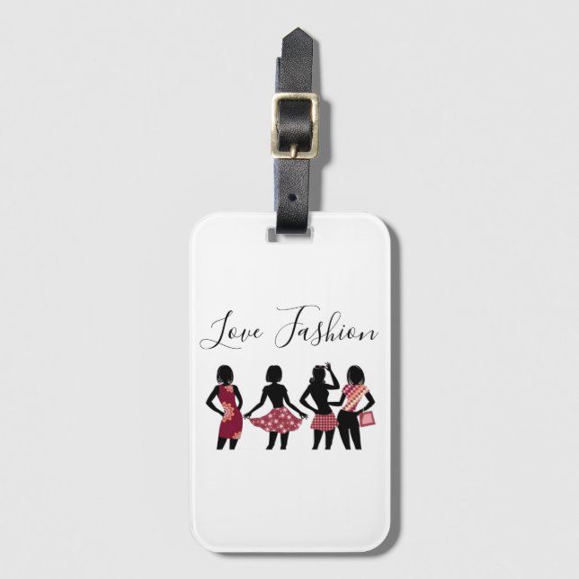 Shopping Queen Collection - Ladies  Luggage Tag (Front Vertical)