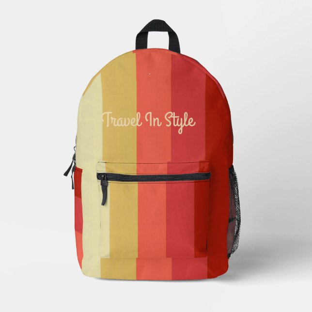 Shopping Queen Collection - Ladies  Printed Backpack (Front)