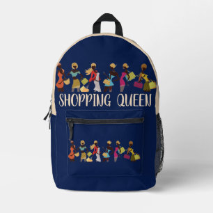 Shopping Queen Collection: Ladies  Printed Backpack
