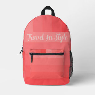 Shopping Queen Collection - Ladies Printed Backpack