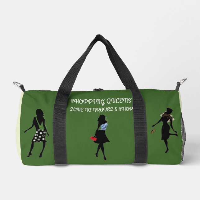 Shopping Queen Collection - Ladies Small Duffle Bag (Front)