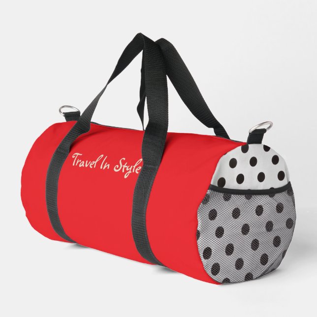Shopping Queen Collection- Ladies Small Duffle Bag (Right Corner)
