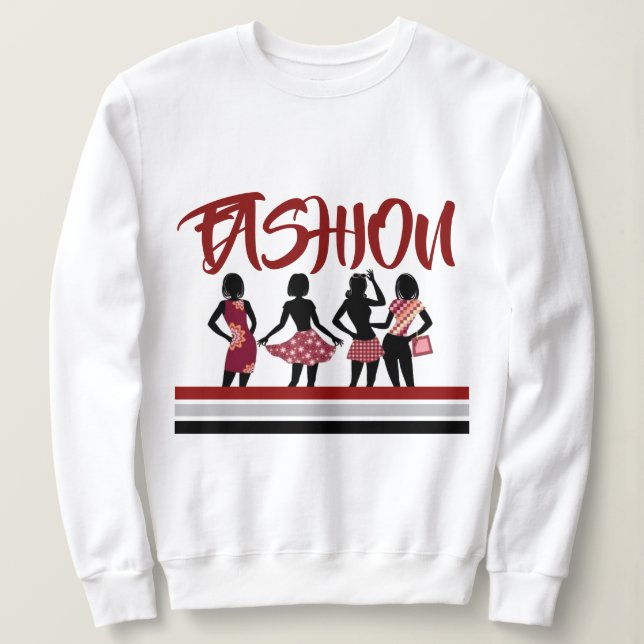 SHOPPING QUEEN COLLECTION Ladies Sweatshirt (Design Front)