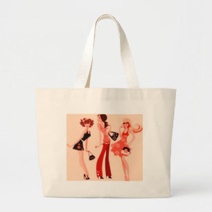 SHOPPING QUEEN COLLECTION LARGE TOTE BAG