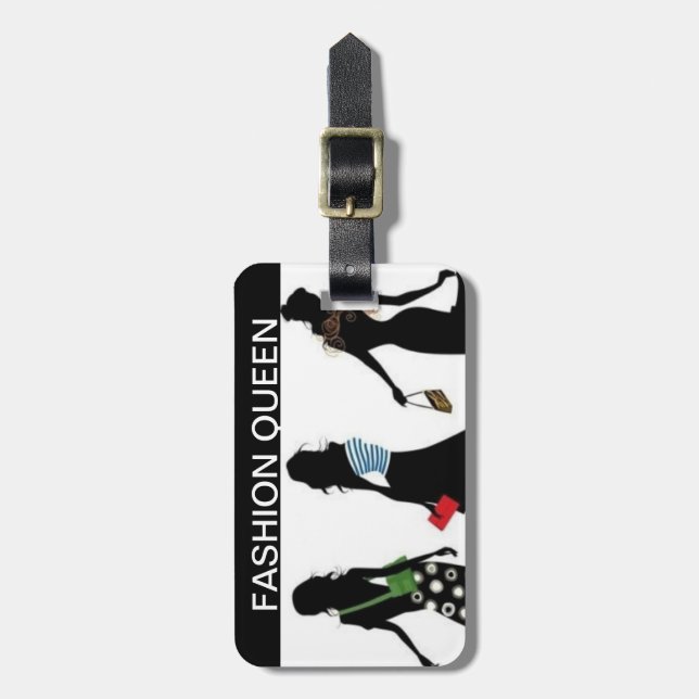 SHOPPING QUEEN COLLECTION LUGGAGE TAG (Front Vertical)