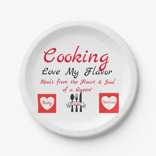 SHOPPING QUEEN COLLECTION PAPER PLATE (Front)