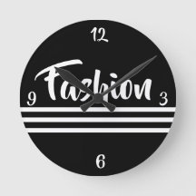 SHOPPING QUEEN COLLECTION - ROUND CLOCK