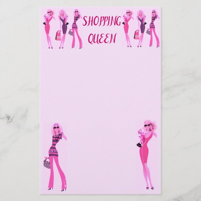 SHOPPING QUEEN COLLECTION STATIONERY (Front)