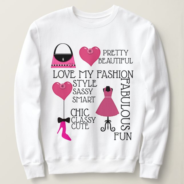 SHOPPING QUEEN COLLECTION SWEATSHIRT (Design Front)