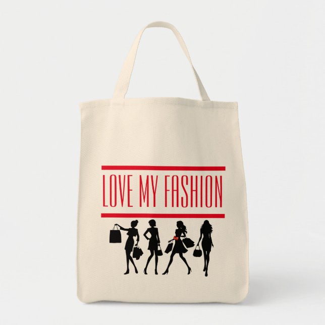 SHOPPING QUEEN COLLECTION TOTE BAG (Front)