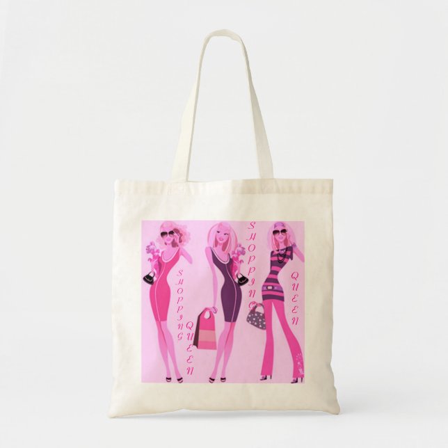 SHOPPING QUEEN COLLECTION TOTE BAG (Front)