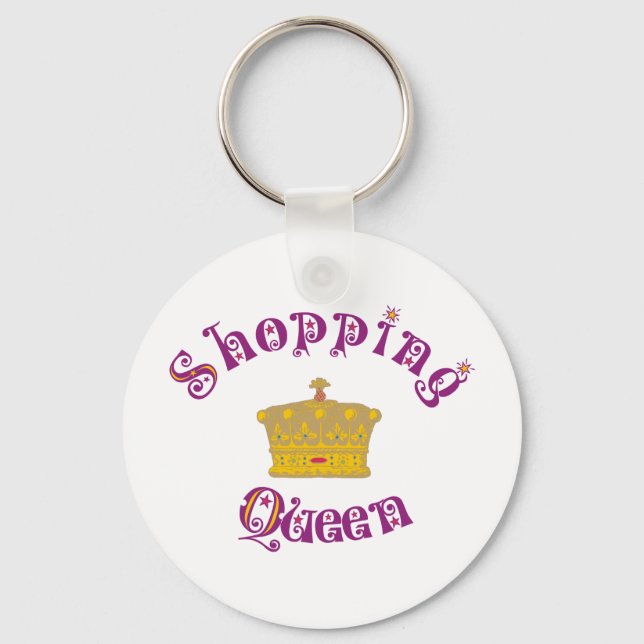 shopping queen key ring (Front)