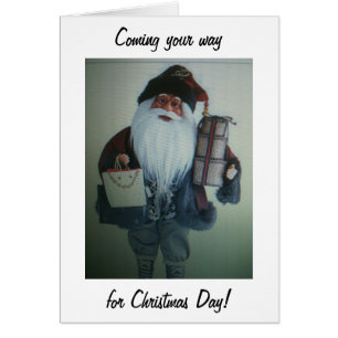 SHOPPING SANTA SAYS ENJOY YOUR CHRISTMAS