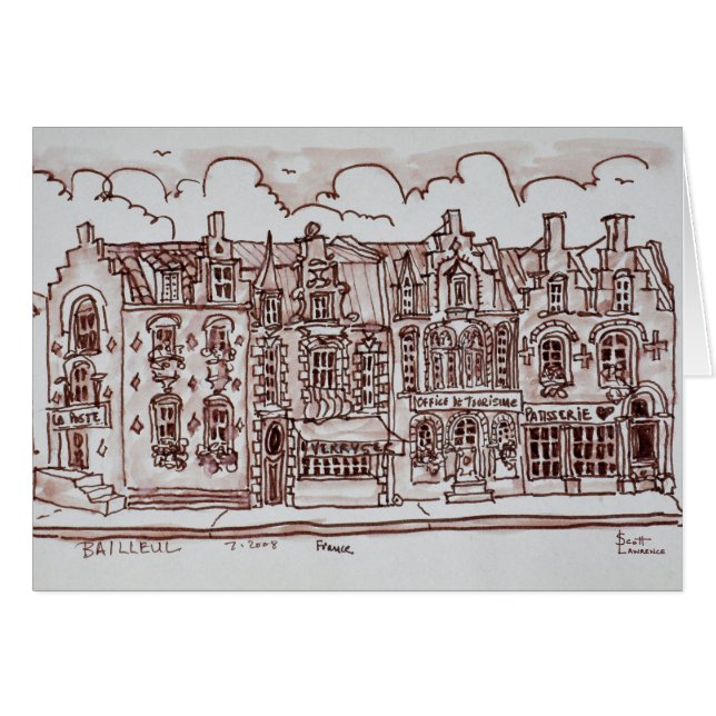 Shopping Street | Bailleul, France (Front Horizontal)