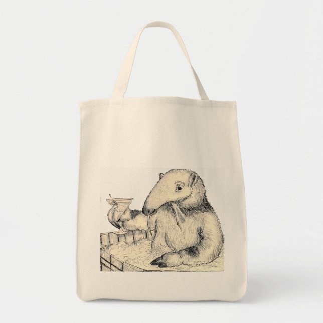 Shopping Tote Bag Aardvark Gift (Front)