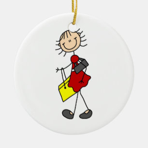 Shopping Trip Ceramic Tree Decoration