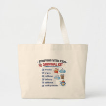Shopping With Kids Survival Kit Tote