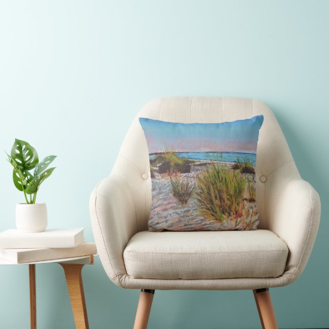 Shore Beach Art Cushion (Chair)