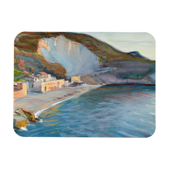Shore Landscape from the Naples Region, M. Enckell Magnet (Horizontal)