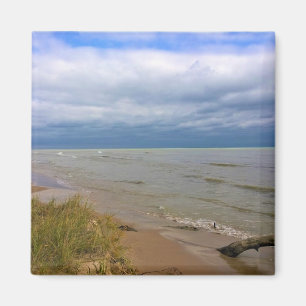 Shore of Lake Michigan, Sheyboygan, WI Magnet