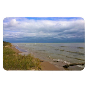 Shore of Lake Michigan, Sheyboygan, WI Magnet