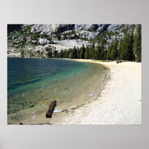Shore of Tenaya Lake, Yosemite, CA Poster