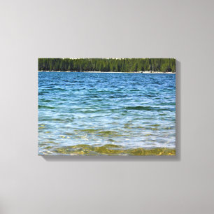 Shore of Tenaya Lake, Yosemite, California Canvas Print