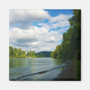 Shore of the Willamette River, OR Magnet