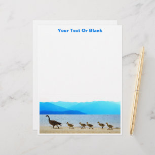 Shore Patrol - Canada Geese Custom Letterhead
