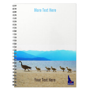 Shore Patrol Canada Geese Spiral Notebook