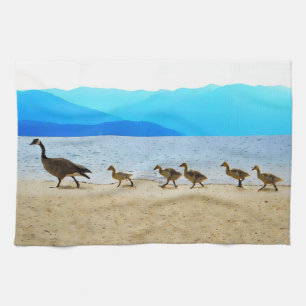 Shore Patrol Canada Geese Tea Towel