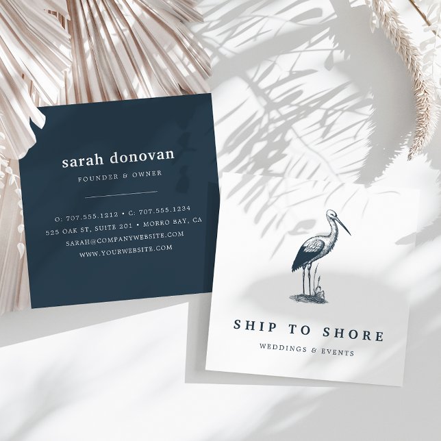 Shorebird Square Business Card (Creator Uploaded)