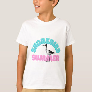 shorebird summer beach wildlife birding T-Shirt