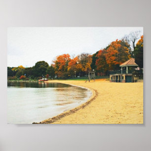 Shorefront of Lake Geneva Poster
