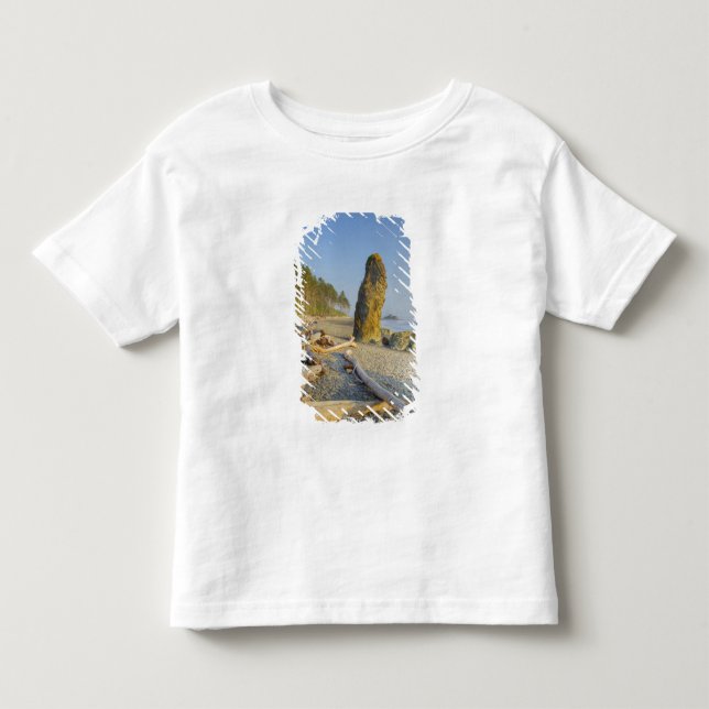 Shoreline and Seastacks, Ruby Beach, Olympic Toddler T-Shirt (Front)