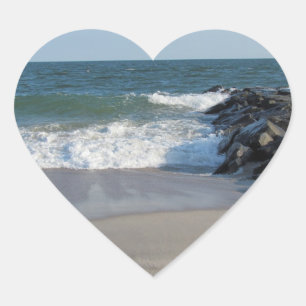 Shoreline Heart Sticker