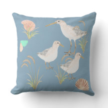 Shoreline Sandpipers In Seagrass