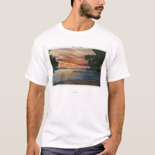 Shoreline Sunset View with Pier T-Shirt