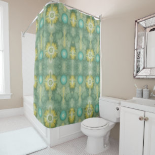 Shoreline Tie-dye Shower Curtain