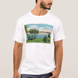 Shoreline View of Pontoosuc Lake T-Shirt