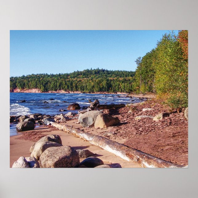 Shores of Lake Superior Poster (Front)