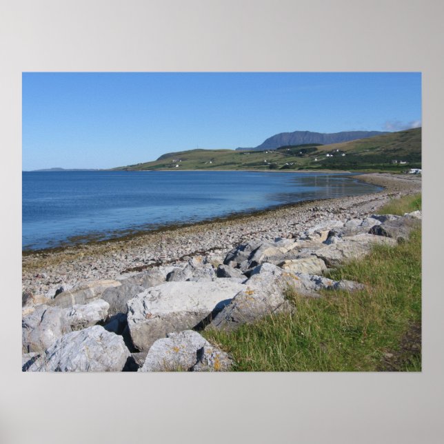 Shores of Loch Broom, Ullapool, Scotland Poster (Front)