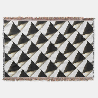 Shores Of Shadows Landscape Art Throw Blanket