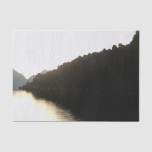 Shores Of Shadows Landscape Art Tissue Paper
