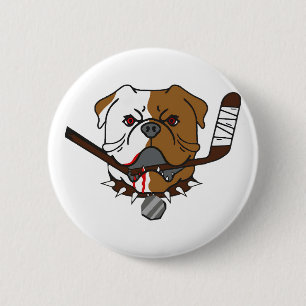 SHORESY Sudbury Bulldogs 6 Cm Round Badge