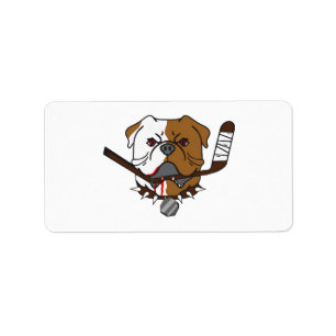 SHORESY Sudbury Bulldogs Label